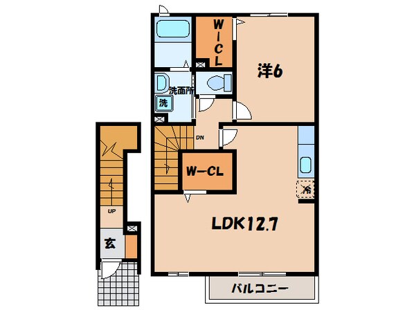 グリーンパーク壱番舘の物件間取画像